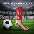 thumbnail image 5 of Calcetines de fútbol para hombre, calcetines de balón antideslizantes, almohadillas de agarre antideslizantes, 5 of 5