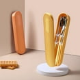 thumbnail image 4 of 1 Ensemble Couverts Cuillère Fourchette Qualité Alimentaire Polissage Miroir Bord Lisse Réutilisable Résistant à la Chaleur Cuillère Fourchette Baguettes en Acier Inoxydable Coutellerie avec Boîte de Rangement Ensemble pour la Maison, 4 of 8