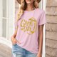 thumbnail image 1 of Karight Football Shirts for Women Game Day T Shirts Football Outfits Funny Graphic Tee Casual Short Sleeve Tee Shirts, 1 of 4