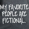 thumbnail image 3 of CafePress - My Favorite People Are Fic Women's Classic T Shirt - Women's Traditional Fit Dark T-Shirt, 3 of 4
