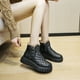 thumbnail image 4 of Zapatos de mujer, zapatos de pan con forro polar, plataforma de moda de invierno, zapatos de algodón grueso y cálido, botas de nieve del mismo estilo, 4 of 6