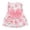 Pink, variant on Dog Dress with Big Pink Bow, Cherry Blossom Floral Pet Dress for Small Dogs, Spring Summer Breathable Dog Clothes, Cute Puppy Outfit for Wedding, Party, Daily Walks - [S]