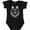 AB-Black, variant on Tribal Wolf Head Boys or Girls Baby Bodysuit