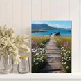 thumbnail image 2 of Scottish Highlands Heather River Canvas Print Wall Art, Nature Scenery Decor for Living Room Bedroom Hotel Cafe, 2 of 8