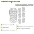 thumbnail image 4 of tamizeot 6pcs/set Gutter Screen Guard Leafs And Debris 6 Pack Gutter Protectors Gutter Protector Leaves, 4 of 6
