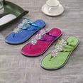 thumbnail image 6 of jiaxiM Womens Flip Flops Thong Sandals for Women Wide Lightweight Women's Slippers Non- Rubber Sole Orthofeet Shoes for Women Beach Casual Wear, 6 of 6