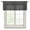 Black, variant on Dark Brown Sheer Curtains Valances for Windows Vintage Country Monochrome Chocolate Color Chiffon Kitchen Valances for Cafe, Voile Window Treatments Curtains for Living Room Bedroom, 60"x18"