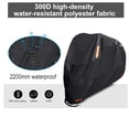 thumbnail image 4 of Gustave 300D Motorcycle Cover Outdoor Waterproof Heavy Duty Scooter Motorbike Cover All Season Universal Weather Protection with Night Reflective, Lock-Hole and Storage Bag, 4 of 12
