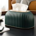 thumbnail image 2 of Spring Support Tissue Dispenser Box Automatic Lifting Dispenser Box For Dining Room Bedroom Living RoomLight The Luxury Of Green, 2 of 3