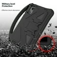 thumbnail image 6 of Allytech Lenovo Tab M11 11" 2024 TB330FU Case for Kids, EVA Foam Shockproof Kids Friendly Rugged Protective [Screen Camera Protection] Back Cover with Handle & Kickstand, Black, 6 of 6
