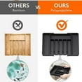 thumbnail image 5 of Silverware Organizer, Adjustable & Expandable Utensil Drawer Organizer, BPA Free Utensil Holder, Cutlery Tray for Forks, Spoons, Knives in Kitchen, 5 of 5