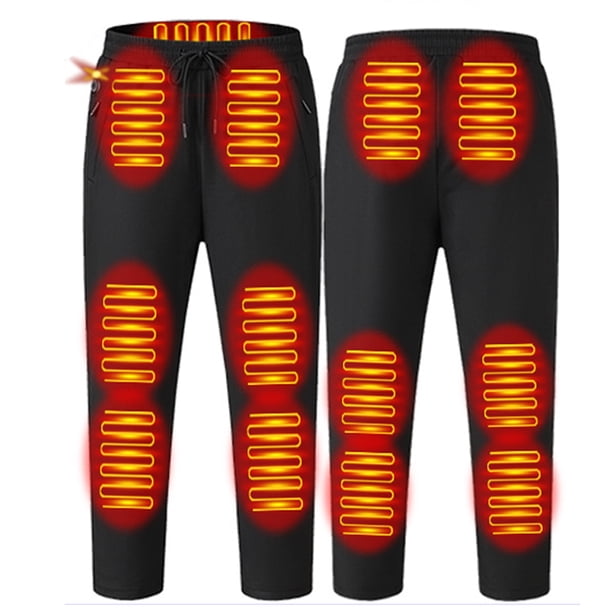 Pantalones Calefactables Térmicos USB 5V Calefactores para Hombres Y Mujeres Cintura Elástica