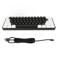thumbnail image 2 of RGB 61 Key Mechanical Keyboard, Blue Switch, Wired Gaming Keyboard with Cool Lighting, Compact Design, Comfortable Typing, 2 of 7