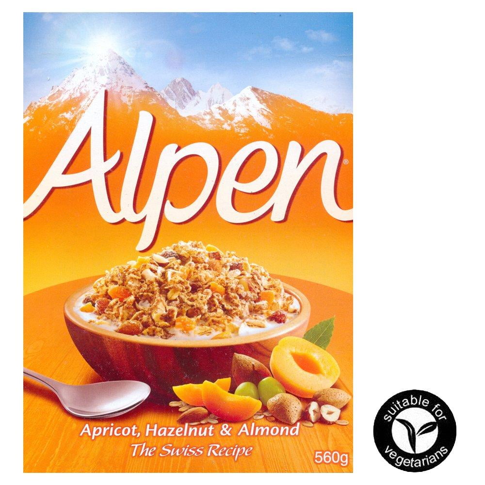 Alpen Apricot, Hazelnut & Almond Muesli 560g