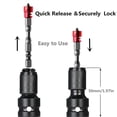 thumbnail image 4 of 2 Pack 1/2" Square to 1/4" Hex Socket Adapter, Quick Release Impact Ratchet Chuck Converter and Screwdriver Bit Holder Socket, 4 of 5