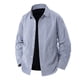 thumbnail image 1 of pstuiky camisa de manga larga para hombre, Camisa informal de manga larga con solapa y botones a rayas para hombre. Tops de hombre m, 1 of 4