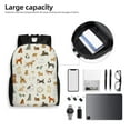 thumbnail image 5 of Rocae Dogs Funny Pets print Computer bag with separate compartment, suitable for 15 inch laptop backpack, gift for men and women, 5 of 8