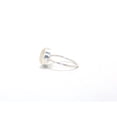 thumbnail image 4 of Heaven Crafts Natural Clear Crystal Quartz Ring 925 Sterling Silver Dainty Crystal Jewelry Birthday Gift Item, 4 of 4
