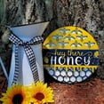 thumbnail image 6 of Bee Welcome Sign for Wreath Spring Summer Wooden Hanging Sign for Front Door Farmhouse Bumble Bee Decor Summer Door Hanger for Home Bedroom Living Room Indoor Outdoor Decorations 12"x12", 6 of 9