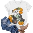thumbnail image 4 of UANWENN T-Shirt Classique à Manches Courtes pour Femmes, Tendance Panda Mahjong, Col Rond, Manches Longues, Confort, Été, 4 of 4
