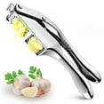 thumbnail image 2 of Presse-ail-trancheuse-acier Inoxydable-acier-2-1-mincer-double-Fonction-Culseur-professionnel-Poignée-Pressionneur-Outil-Anti-Dérapant-Poignée-Maison-Cuisine, 2 of 7