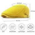 thumbnail image 2 of Men's Mesh Flat Cap Breathable Summer Newsboy Hat Beret Ivy Cap Irish Cabbie Gatsby Driving Hunting Hats, 2 of 6