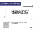 thumbnail image 4 of Garden Flag Stand Holder, Metal Premium Yard Flag Holder Weather-Proof, Powder-Coated Flagpole, Christmas Garden Flag, Outdoor Garden Decor Decoration, 4 of 7