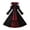 Black, variant on Girls Gothic Witch Vampire Halloween Dress Renaissance Costume Vampire Queen Gown, Kids Toddler Theme Party Outfit
