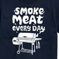 thumbnail image 3 of Instant Message - Smoke Meat Every Day - Men's Short Sleeve Graphic T-Shirt, 3 of 6