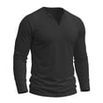 thumbnail image 4 of jjayotai Men Long Sleeve Athletic Shirts Casual V-Neck Basic Stylish Stretch Tee Shirts for Gym Work Sports Bodybuilding, 4 of 6