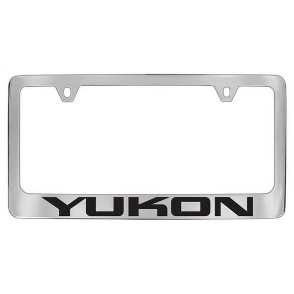 GMC Yukon Chrome Plated Metal License Plate Frame Holder