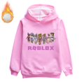 thumbnail image 1 of Roblox-suéter de forro polar grueso de doble capa para niños, chaqueta cálida de otoño e invierno para hombres y mujeres, 100-170 yardas, 1 of 4