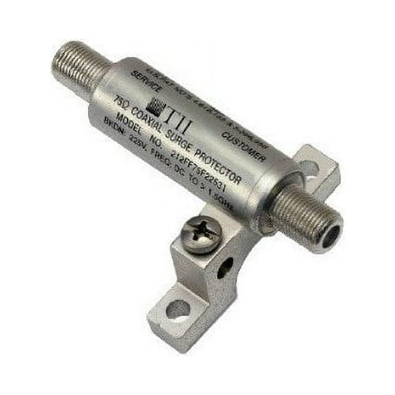 TII 212 Broadband Cable TV and Satellite Lightning Surge Protector 75 Ohm 5-1500MHz