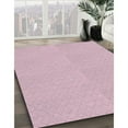 thumbnail image 2 of Ahgly Company Indoor Square Patterned Purple Pink Novelty Area Rugs, 3' Square, 2 of 6