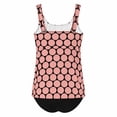 thumbnail image 6 of ZJXFGS Women's Bikini Sets,Cute Swimwear Beach Outfits Two Piece Retro Vintage Tummy Control Swimsuit Bathing Suit Tummy Control High Waisted Bathing Suit Pink 2XL, 6 of 9