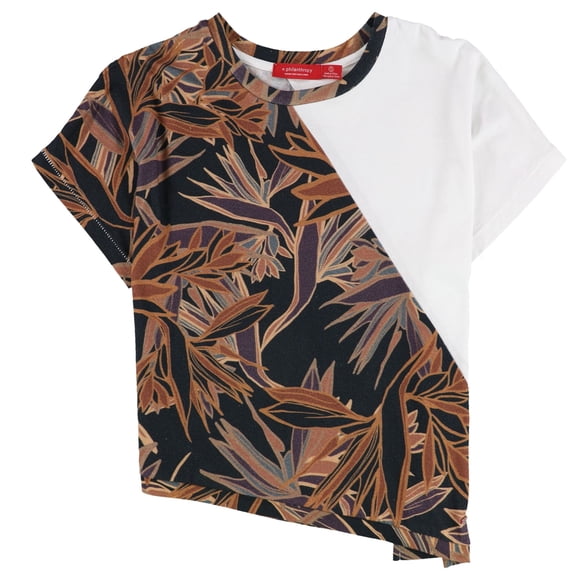 n:philanthropy Womens Botanical Basic T-Shirt, White, Small