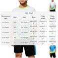 thumbnail image 3 of ITSAME Boys Athletic Outfit Sets, Breathable Quick-Dry Crewneck T-Shirt and Shorts Outdoor Sport Sets 2-Piece Blue Size 11-12, 3 of 6