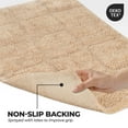 thumbnail image 4 of Superior Non-Slip Washable Bath Rug Set, 20" x 30", 24" x 36", Taupe, 4 of 13