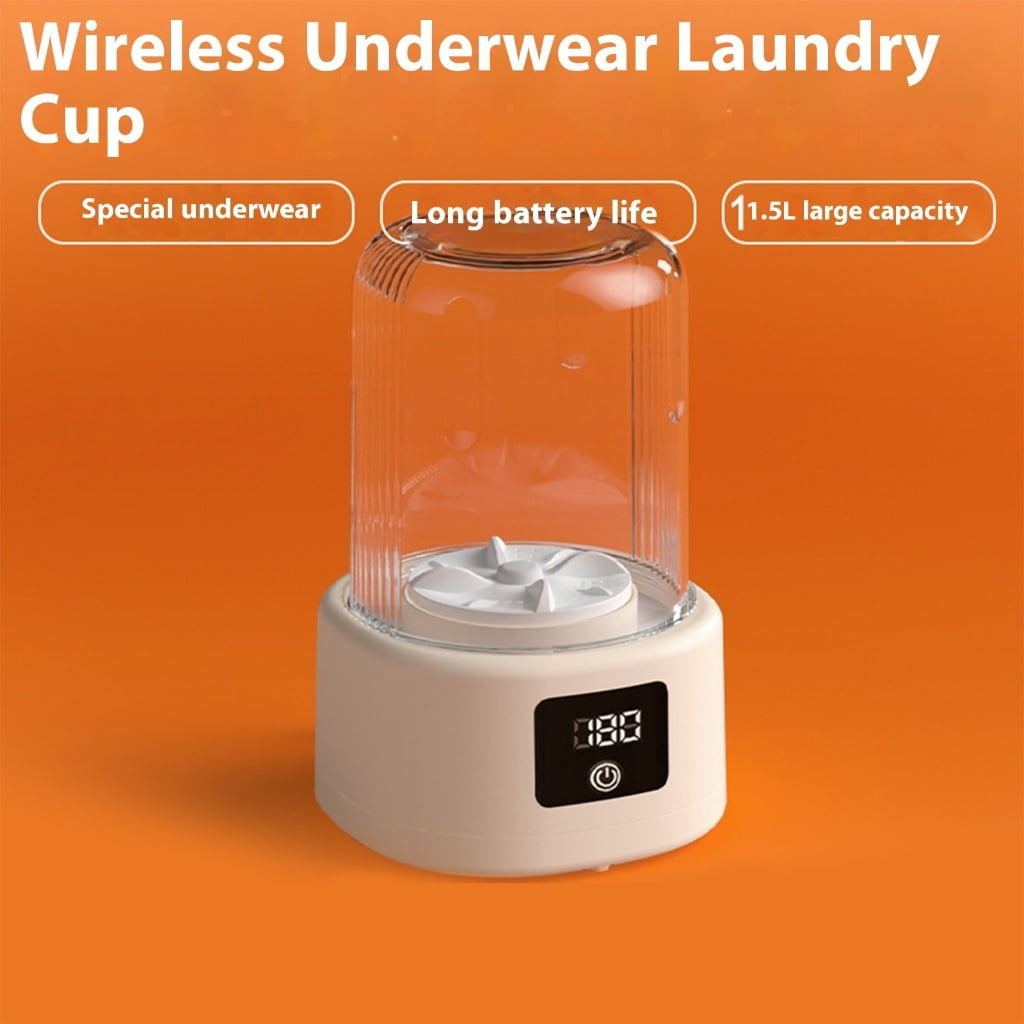Rechargeable Handheld Washing Machine for Travel Home Use 4000mAh Battery Delicate Garments Baby Clothes Laundry Device
