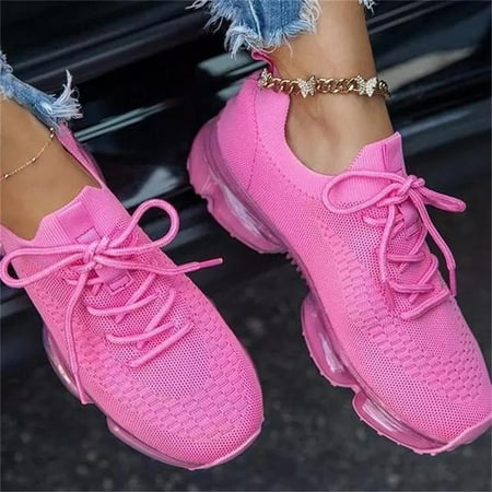

2021 Women Sneakers Summer Outdoor Sports Shoes Multicolor Leisure Comfortable Lace Up Plus Size Zapatos De Mujer Casual Shoes
