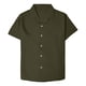 thumbnail image 5 of Ceisia Men's Loose Fit Casual 2-Piece Set Short Sleeve Button-Down Shirt with Elastic Waist Drawstring Shorts Gifts, 5 of 9