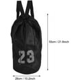thumbnail image 2 of HUGFEGWE Mesh Drawstring Backpack, Extra Large Sports Ball Bag Basketball Football Soccer Sports Training Exercising Mesh Backpack Shoulder Drawstring Bag CA919-145198, 2 of 9