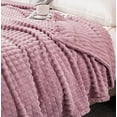 thumbnail image 2 of Xuniizn Soft Blankets, Throw Blanket for Couch, Flannel Sherpa Blanket Fleece Blanket for Adults, Cozy, Plush, Thicken, Reversible, Machine Washable, Purple, 2 of 7