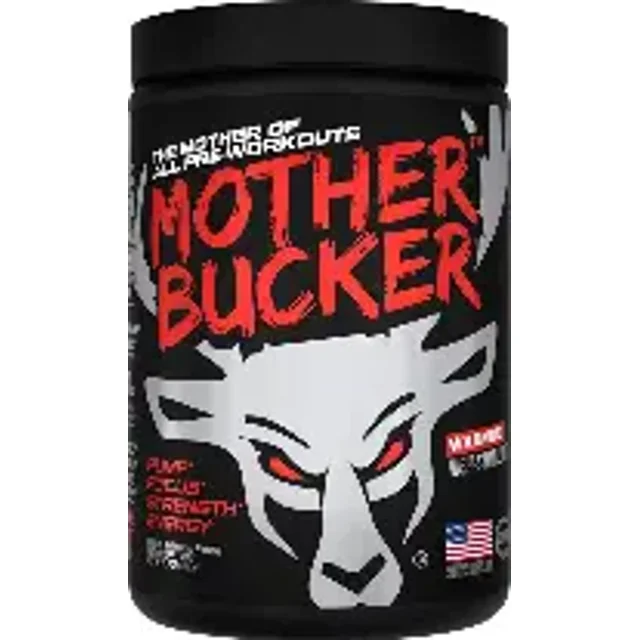 Bucked Up Mother Bucker - Pre Entreno High Stim - 394g (20 Servicios) - Con Nitrosigine y Citrulina - Energía Extrema