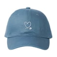 thumbnail image 4 of XIAOCHA Womens Embroidered Baseball Cap Adjustable Hat Band Outdoor Dad Hat,Blue, 4 of 4