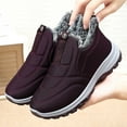 thumbnail image 5 of Xiaoxatg Winter Style Sneakers for Women - Warm Comfortable Thick Boots Athletic Footwear for Various Activities 7 Purple, 5 of 7
