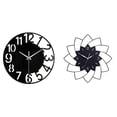 thumbnail image 1 of Reloj De Pared Acrílico Silencioso Y Decorativo, Sencillo, Redondo, Con Forma De Flor, Para Colgar En La Pared, Para El Hogar, La Oficina, El Dormitorio Y La Cafetería., 1 of 8