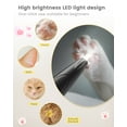 thumbnail image 6 of PAPMINI Dog Grooming Kit with LED Display & Light, 35dB Ultra-Quiet Dog Clippers, Cordless Dog Hair Trimmer, Type-C Rechargeable Pet Grooming Clippers for Paws, Ears, Face, & Body, 6 of 10