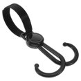 thumbnail image 1 of Double Hook Stroller Hanger Durable Lightweight Shopping Cart Accessory Bags Organizer Outdoor Everyday Use, 1 of 4