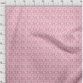 thumbnail image 4 of oneOone Rayon Light Pink Fabric Geometrical Sewing Material Print Fabric By The Yard 56 Inch Wide, 4 of 5
